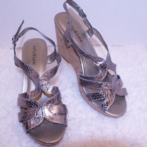 Women's Kelly & Katie Leather Wedges, Size 7.5 M